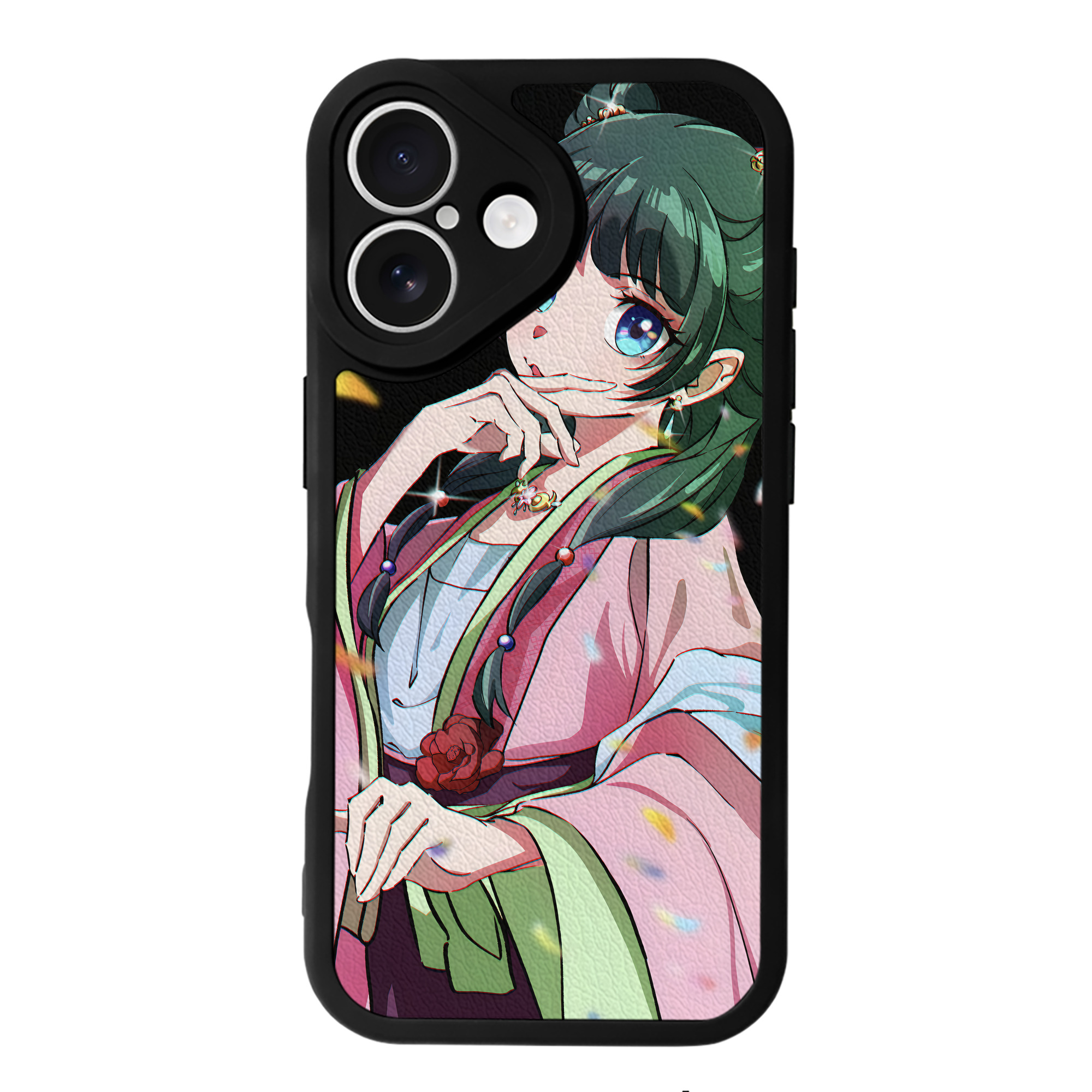 （画像用） 薬屋のひとりごと The Apothecary Diaries 【iPhone 16シリーズ対応】シリコンスマホケース（レザー調） 材質：シリコン